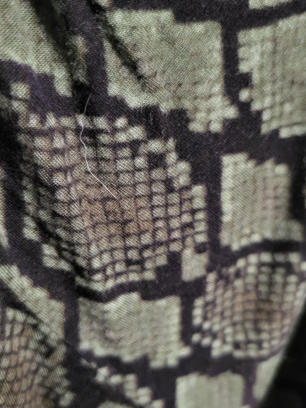 MICHAEL KORS SNAKESKIN PRINT TOP SZ L